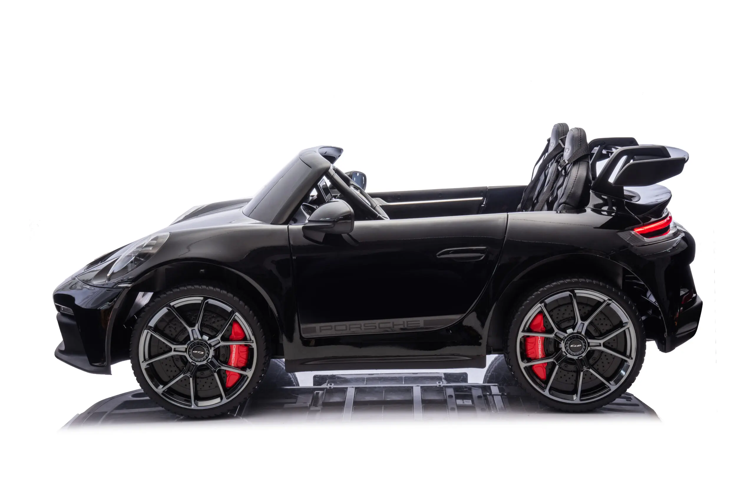 Porsche 911 GT3 kinderauto 24V MP4 2 persoons zwart metallic