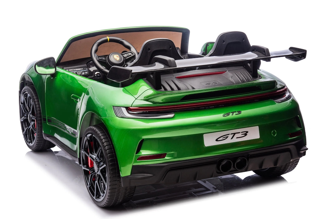 Porsche 911 GT3 | Kinderauto 2 persoons 24V MP4 groen metallic