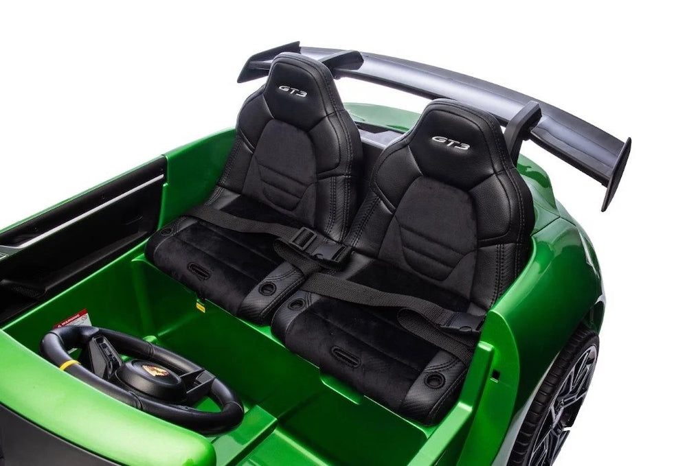 Porsche 911 GT3 | Kinderauto 2 persoons 24V MP4 groen metallic