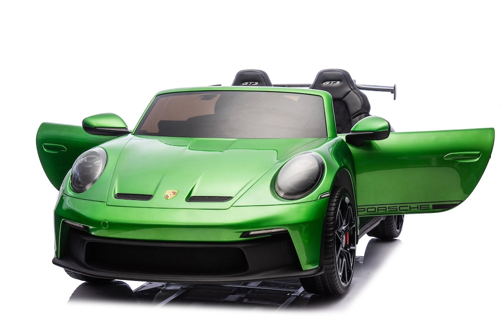 Porsche 911 GT3 | Kinderauto 2 persoons 24V MP4 groen metallic