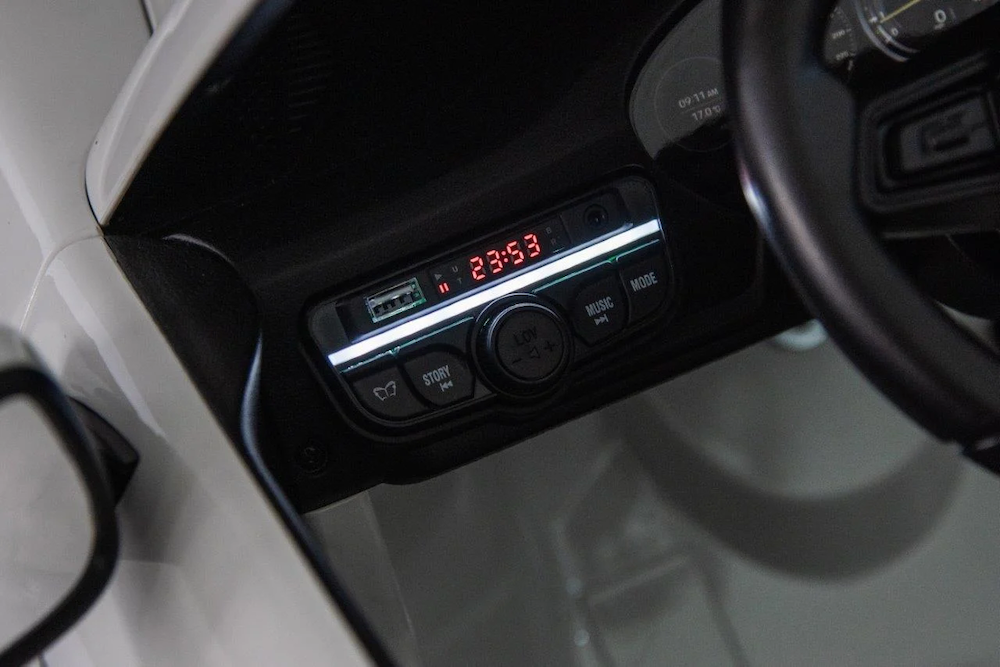 Porsche 911 GT3 | elektrische kinderauto 24V 4WD 2 persoons wit