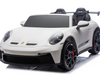 Porsche 911 GT3 | elektrische kinderauto 24V 4WD 2 persoons wit