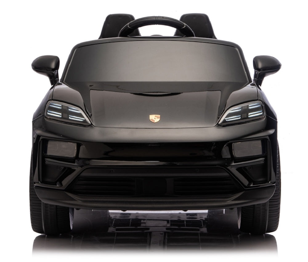 Porsche Macan Turbo elektrische kinderauto 12V 1 persoons zwart