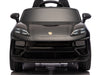 Porsche Macan Turbo elektrische kinderauto 12V 1 persoons zwart