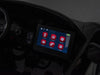 Porsche elektrische kinderauto | 911 GT3 24V twee persoons zwart metallic 7 inch scherm