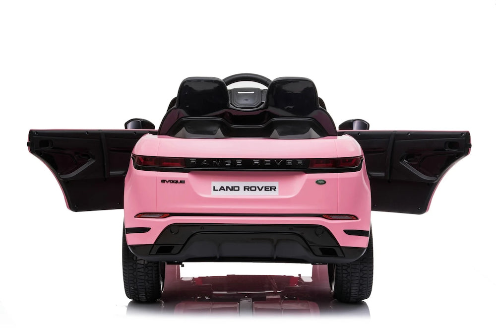 Range Rover Evoque | Elektrische kinderauto 12V roze 1 zitter