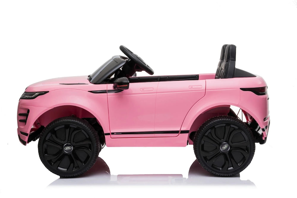Range Rover Evoque | Elektrische kinderauto 12V roze 1 zitter