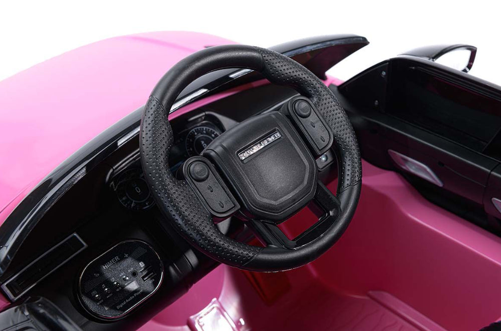 Range Rover Velar | elektrische kinderauto 12V roze 1 zitter