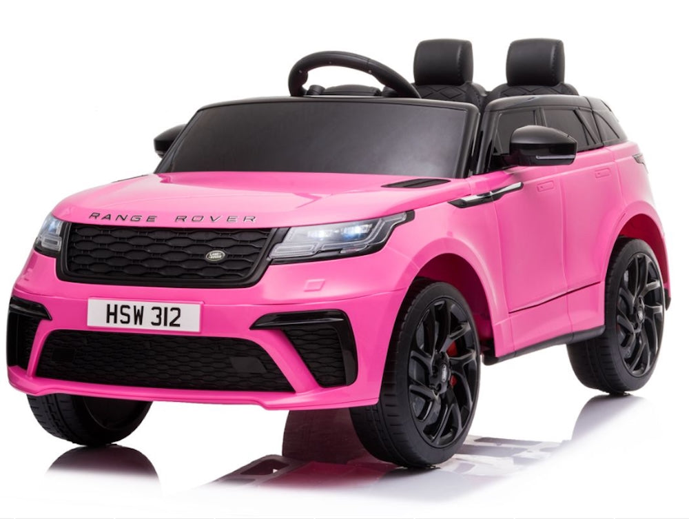 Range Rover Velar | elektrische kinderauto 12V roze 1 zitter