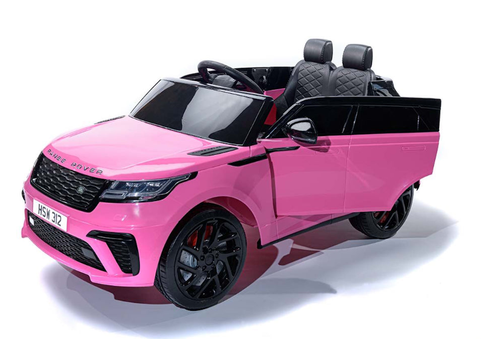 Range Rover Velar | elektrische kinderauto 12V roze 1 zitter