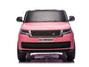 Range Rover Voque | Elektrische kinderauto 24V MP4 2 persoons roze