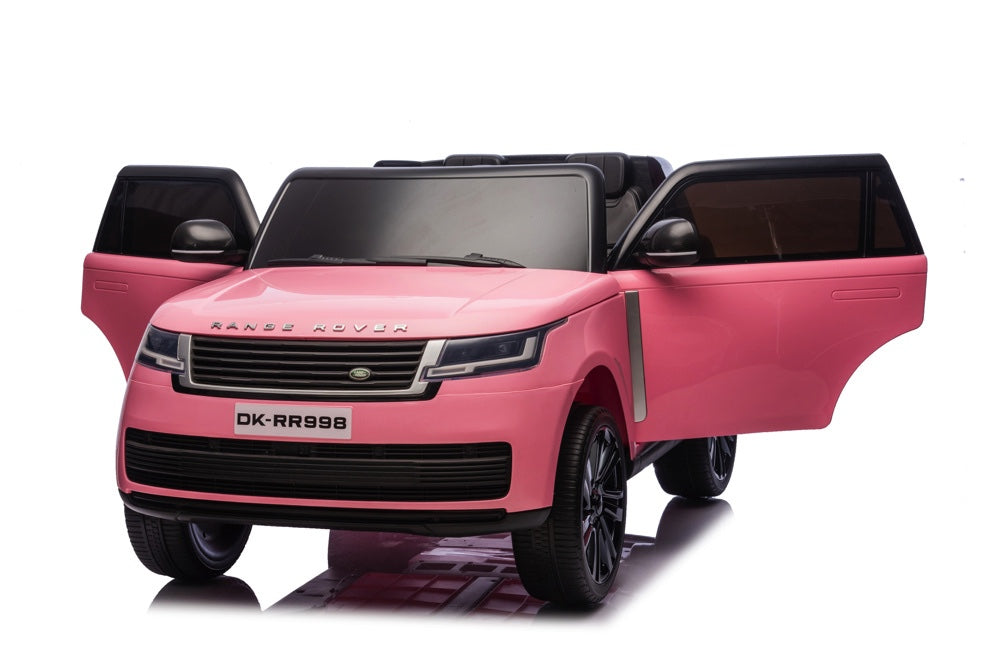 Range Rover Voque | Elektrische kinderauto 24V MP4 2 persoons roze