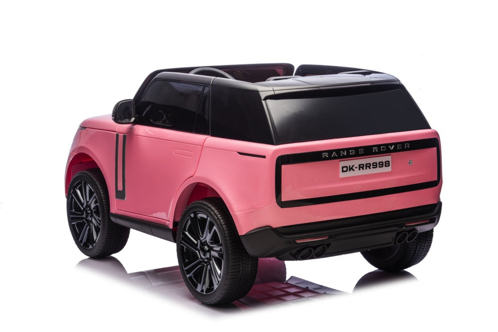 Range Rover Voque | Elektrische kinderauto 24V MP4 2 persoons roze