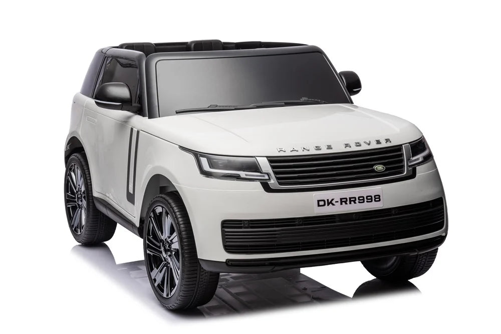 Range Rover Voque | kinderauto 24V MP4 video 2 zitter wit