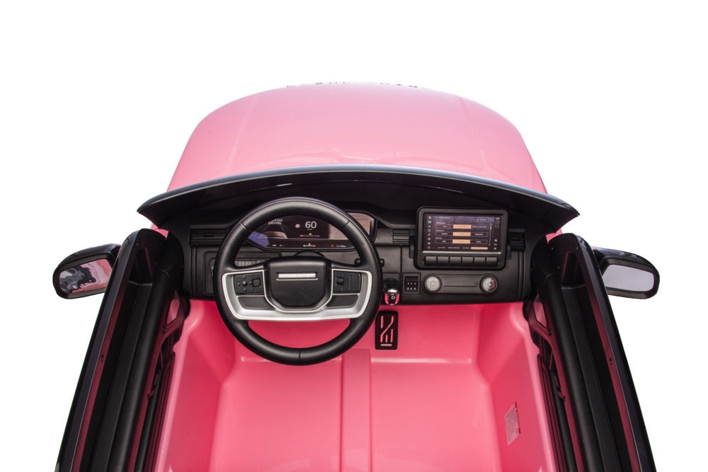 Range Rover Voque | Elektrische kinderauto 24V MP4 2 persoons roze