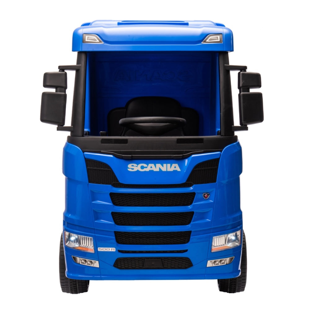 Scania 500 R | kinder vrachtwagen 12V 4WD blauw