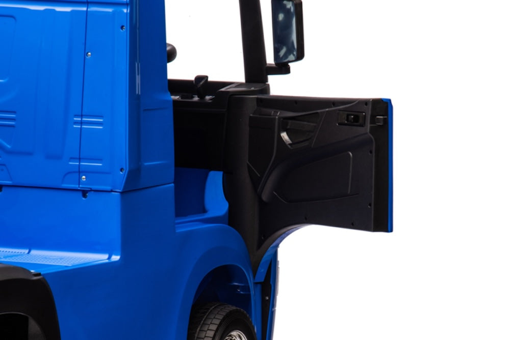 Scania 500 R | kinder vrachtwagen 12V 4WD blauw