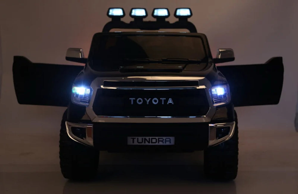 Toyota Tundra | elektrische kinderauto 12V 2 persoons zwart