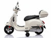 Vespa GTS | Kinderscooter 12V met koffer/windscherm wit