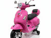 Vespa GTS | Kinderscooter 12V met koffer en windscherm roze