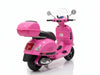 Vespa GTS elektrische Kinderscooter 12V met koffer en windscherm roze