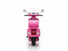 Vespa GTS elektrische Kinderscooter 12V met koffer en windscherm roze