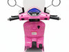 Vespa GTS elektrische Kinderscooter 12V met koffer en windscherm roze