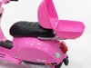 Vespa GTS elektrische Kinderscooter 12V met koffer en windscherm roze