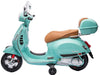 Vespa kinderscooter 12V GTS + koffer Luxe groen