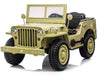 Willy legerjeep | Kinderjeep 24V 3 zitter kinderauto 4WD Desert Fox
