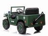 Willy legerjeep | elektrische kinderauto 12V 4WD 1 persoons groen