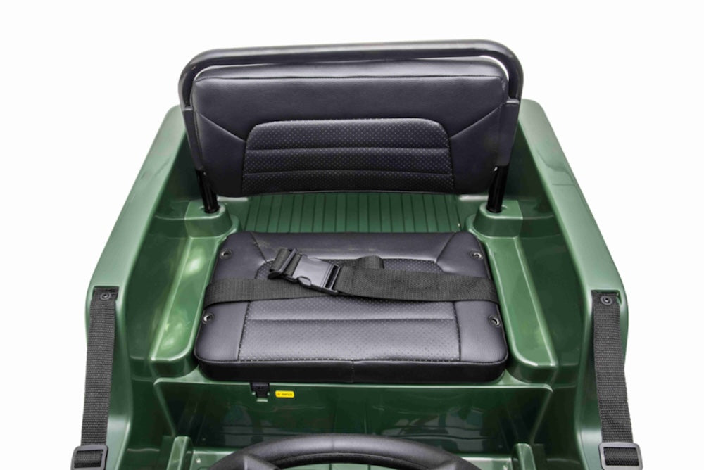 Willy legerjeep | elektrische kinderauto 12V 4WD 1 persoons groen