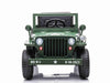 Willy legerjeep | elektrische kinderauto 12V 4WD 1 persoons groen