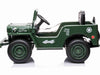 Willy legerjeep | elektrische kinderauto 12V 4WD 1 persoons groen