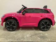 Elektrische kinderauto Audi RS6 roze 