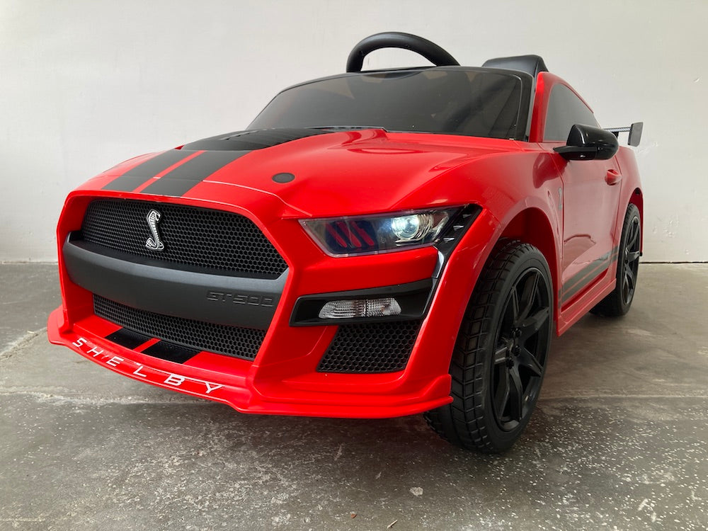 Elektrische kinderauto Ford Mustang Shelby 12 volt rood
