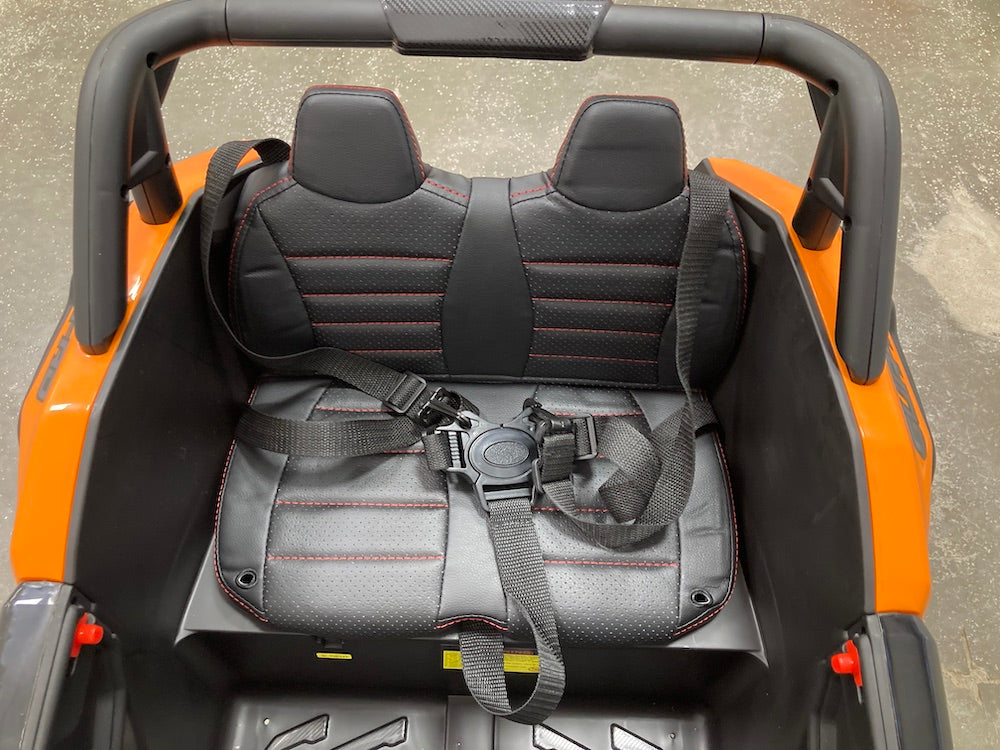 Elektrische kinderauto buggy 4WD oranje