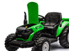 Kindertractor 24 volt met aanhanger (groen) | Ridecars.nl