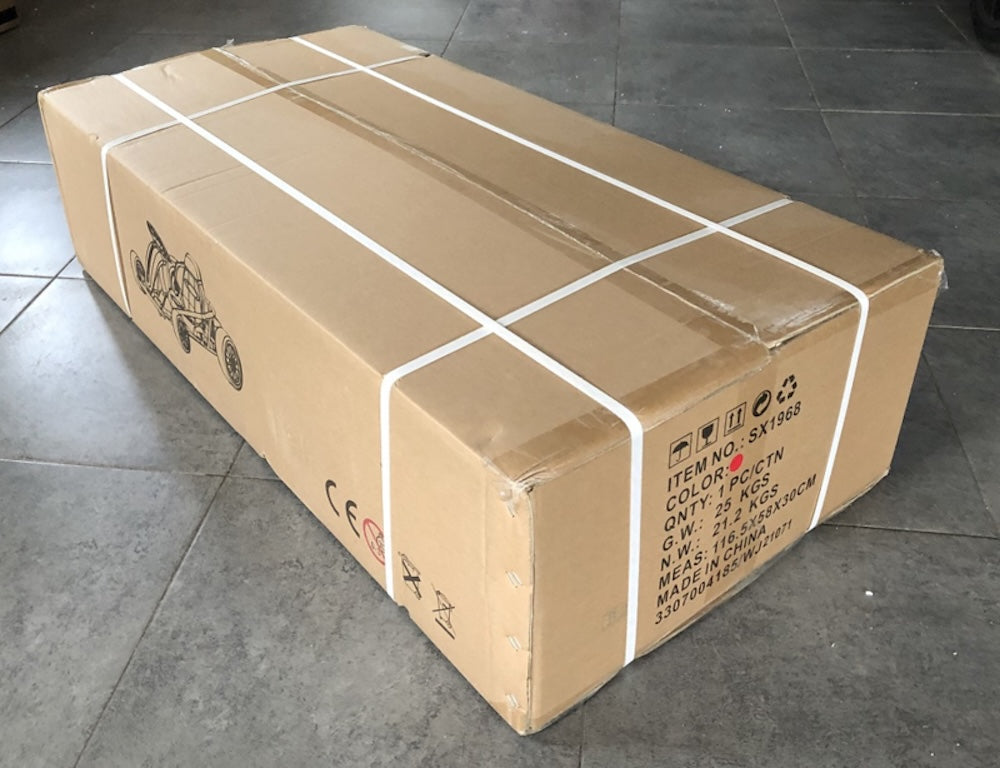Elektrische kinder Drift Go kart 24V Wit