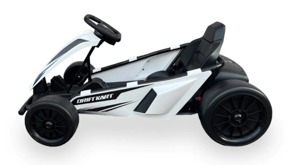 Elektrische kinder Drift Go kart 24V Wit