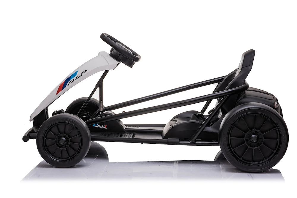 Elektrische kinder Drift Go kart 24V Wit