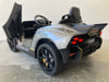 Lamborghini Auténtica Elektrische kinderauto metallic grijs 12 volt
