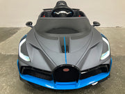 kinderauto Bugatti Divo mat grijs