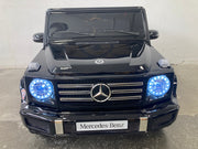 kinderauto Mercedes G500 zwart metallic 12 volt