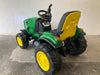 Elektrische kinder tractor met watertank groen