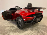 Lamborghini Huracan elektrische kinderauto rood