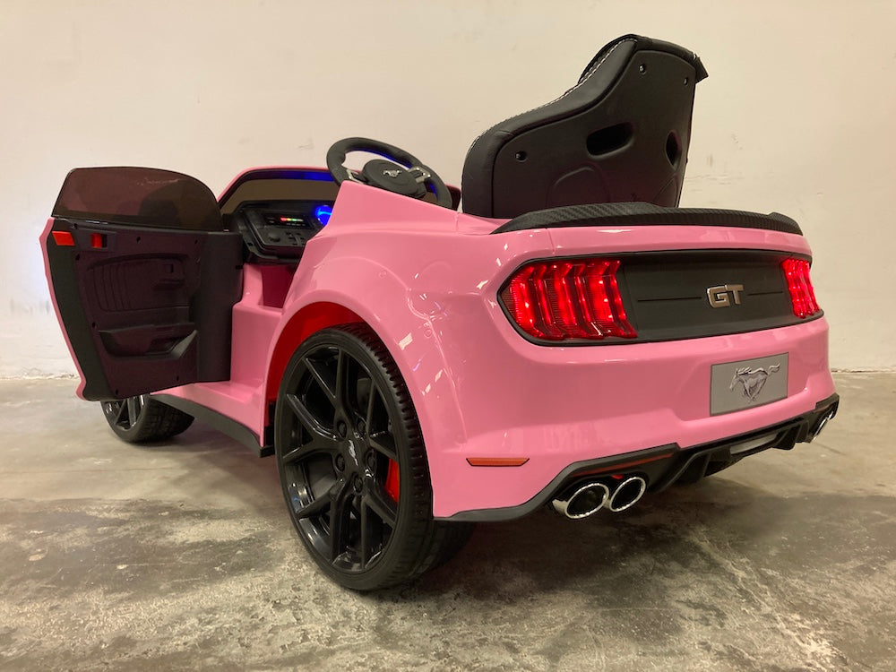 Accu kinderauto Ford Mustang roze