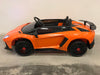 Accu auto kind Lamborghini Aventador SV roadster oranje (5758174658718)