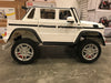 accu auto kind Mercedes G650 maybach twee persoons wit (6057484386462)