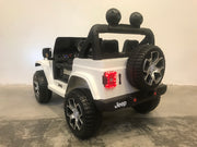 Elektrische auto kind Wrangler jeep 4x4 12 volt wit (6645867020446)